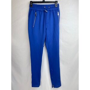 Guapi Streetwear Pants Men Size 30 Blue Zippers Limited Edition Straight Track
